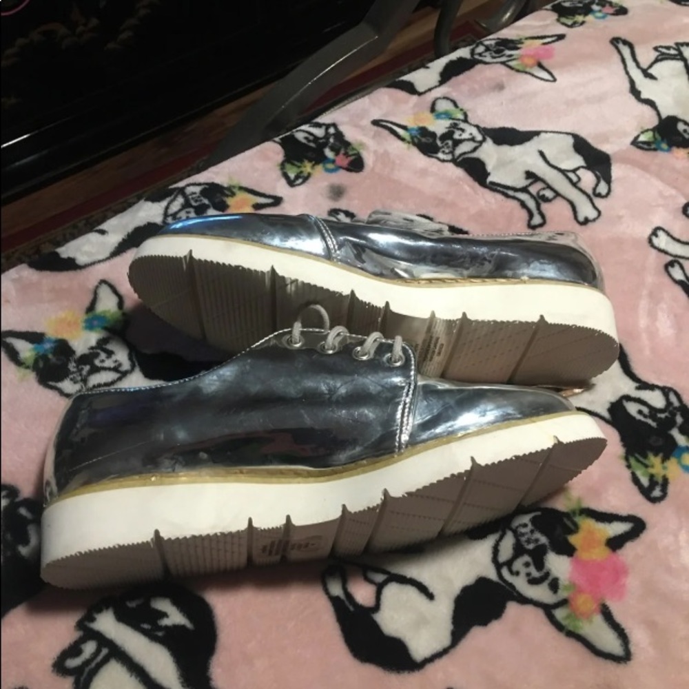 Brand new silver express shoes size 8